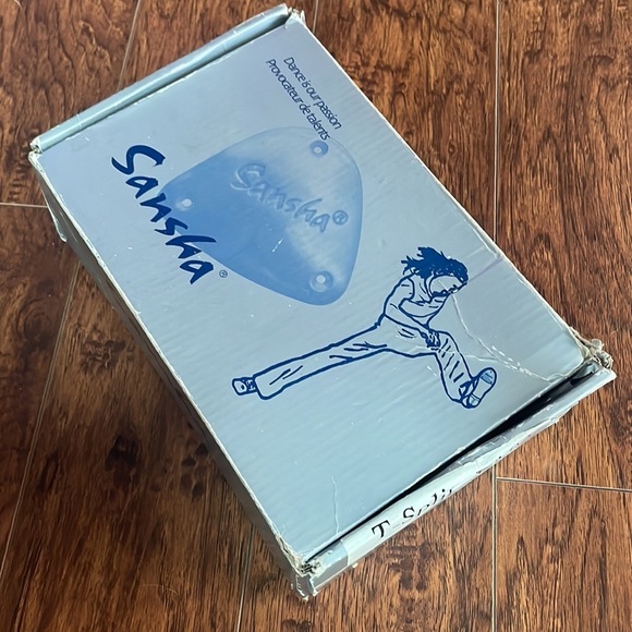 Sansha T-Split TA02pi, Black lace up Tap Shoe - size 5M - Unisex Dance Shoe - Picture 11 of 15